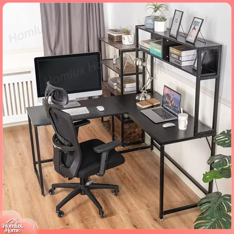 Heavy Duty Gaming Desk with RG - đánh giá và giá Desk Setup L Shaped