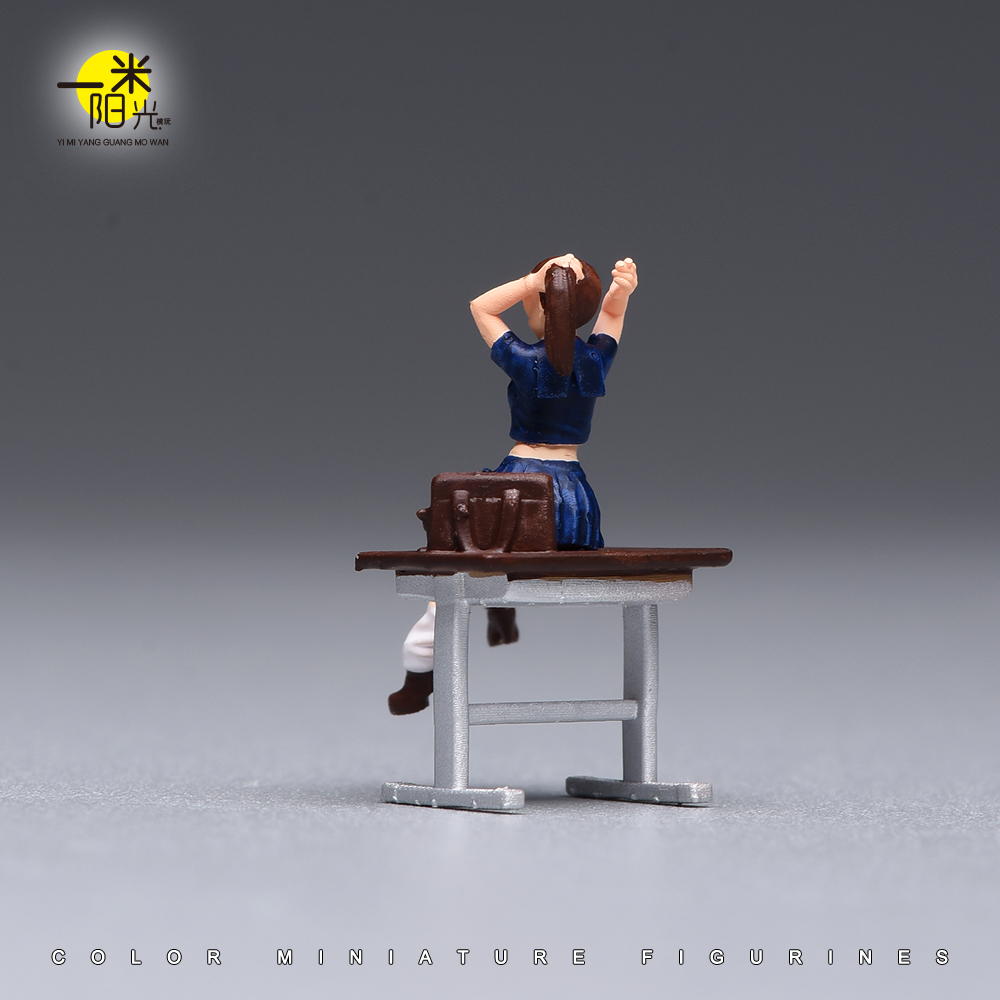 Painted Miniature 1/87 1/64 Ja - đánh giá và giá Desk Setup With Tv
