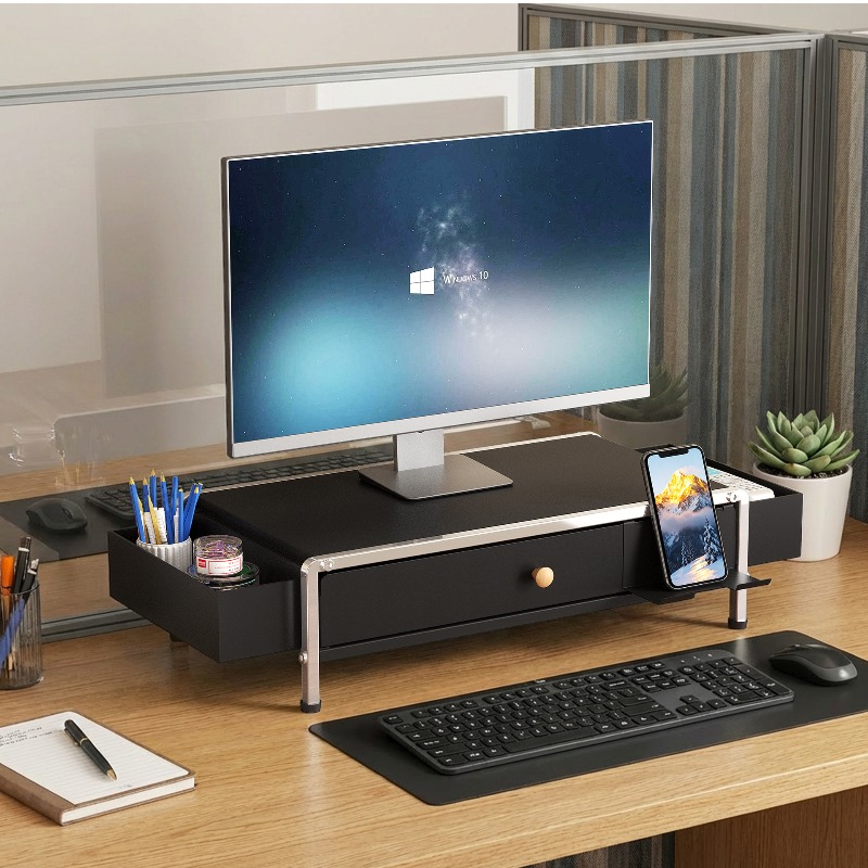 Metal Monitor Stand Riser Adju - đánh giá và giá Setup Desk Monitor