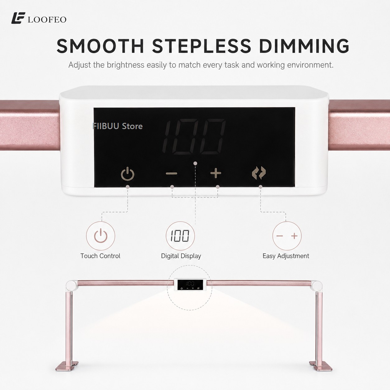 Professional LED Nail Desk Lam - đánh giá và giá Desk Setup Lamp