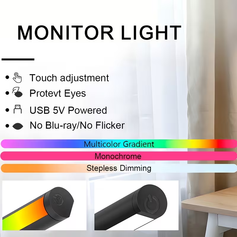 Computer Monitor Screen Light  - đánh giá và giá Desk Setup Lamp